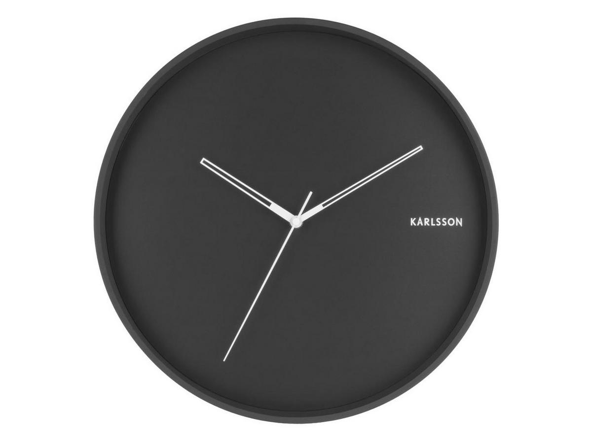 WANDUHR Hue Ø40 cm - Schwarz, Metall (40/40/4.5cm) - Karlsson