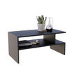 COUCHTISCH JULA 93 - Schwarz, Holz (50/93/45cm) - Mat-Haus