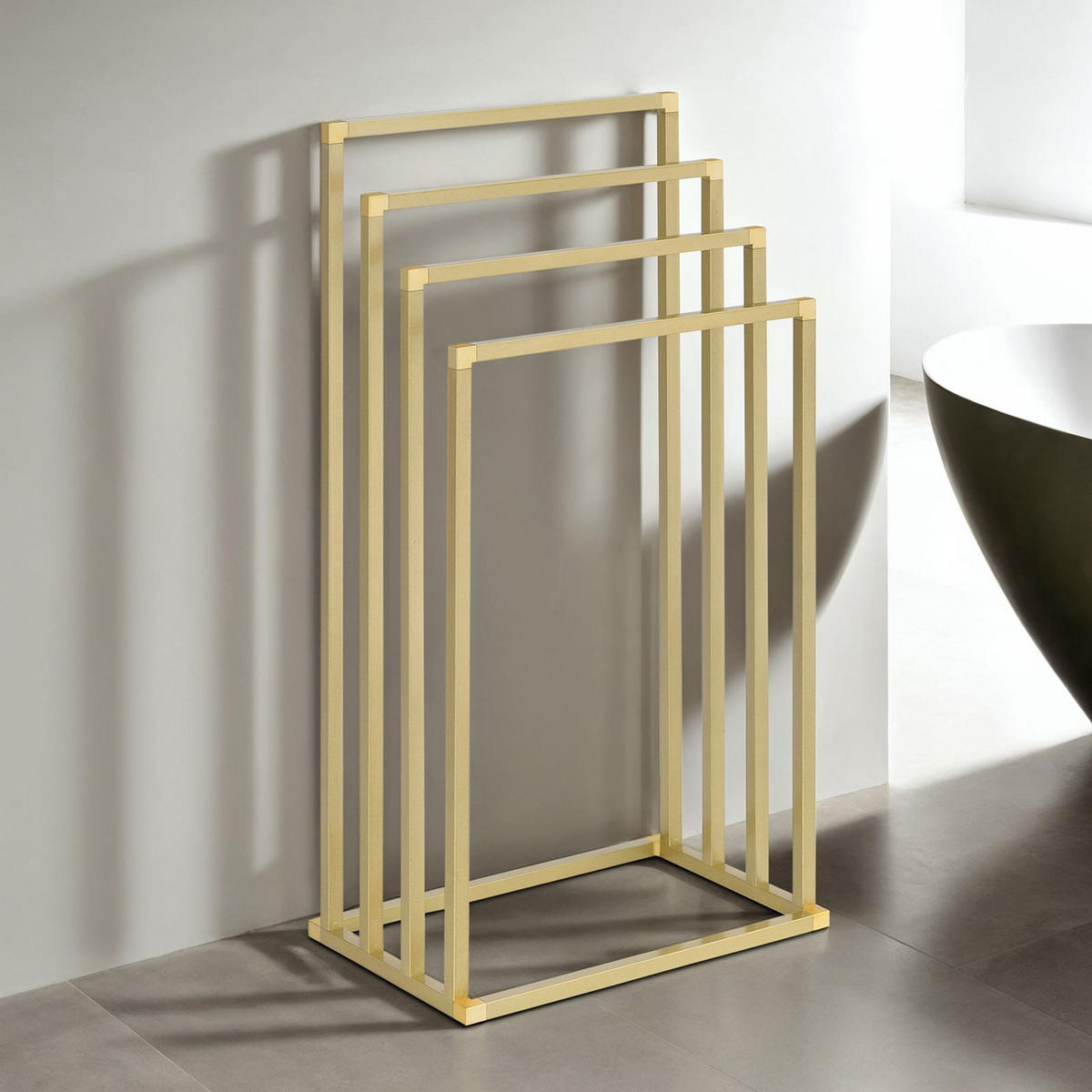 HANDTUCHHALTER SENZA gold - Goldfarben, Metall (45/91/29cm) - IDIMEX