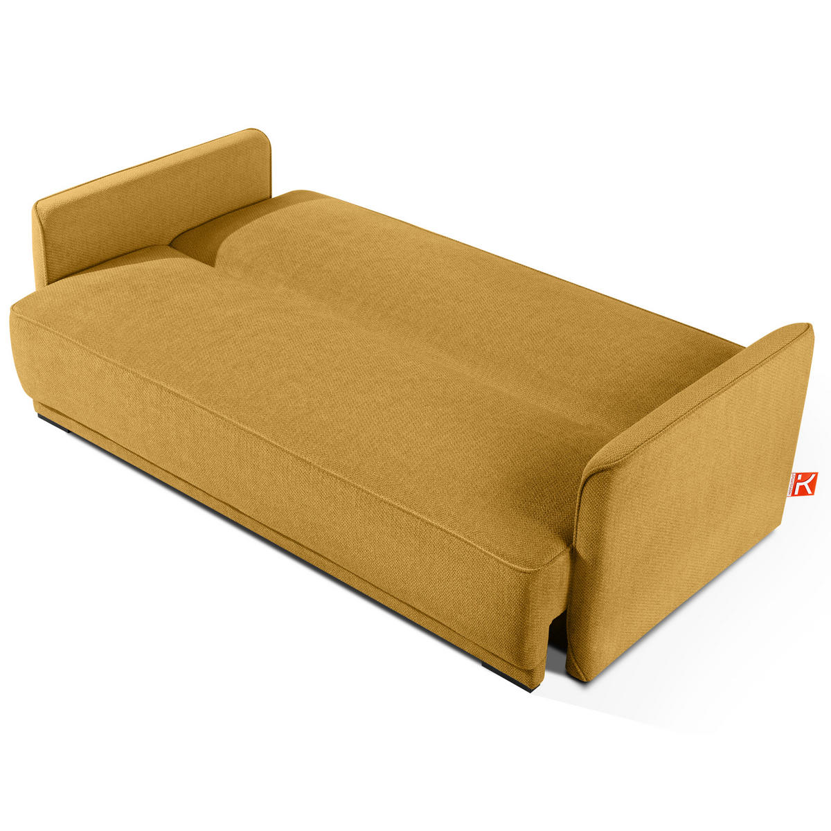 EINZELSOFA LIRIS, 3 Personen, Honig - Honig, Holz/Holzwerkstoff (208/91/98cm) - KONSIMO®