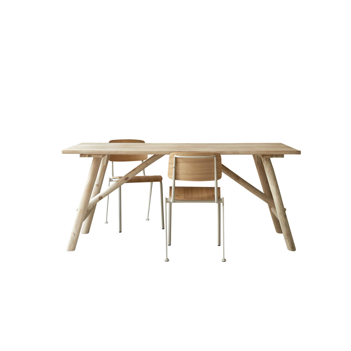 TISCH Mathilda Natur aus Teak - Naturfarben, Holz (85/170/75cm) - Tikamoon