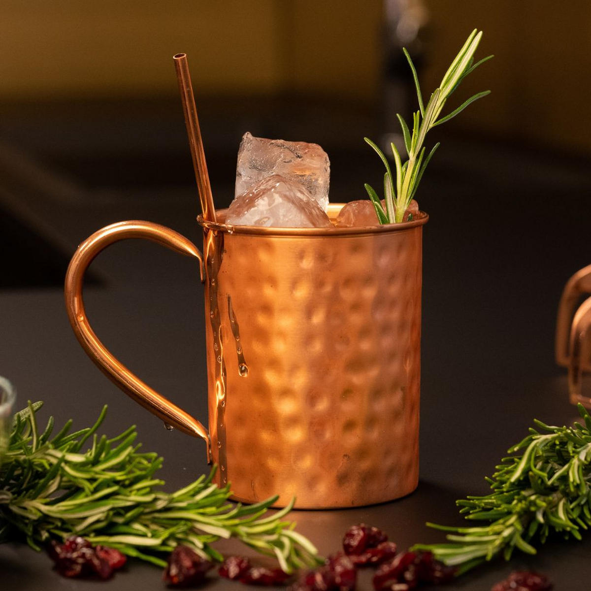 KUPFERBECHER, Cocktailbecher BARCA 4er Set Moscow Mule 400ml + Zubehör - Kupferfarben, Paraffin (8.5/10.5/10.5cm) - Specter & Cup