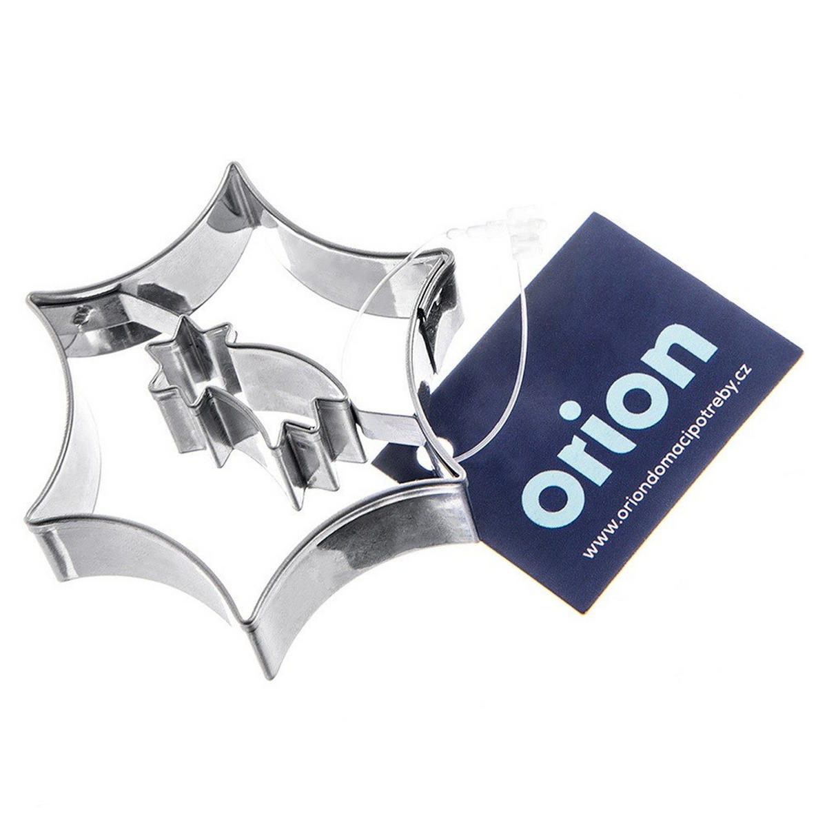 AUSSTECHFORM Stern Weihnachtsstern 5,5 cm Silber - Silberfarben, Metall (5.5/1.5/5.5cm) - Orion 