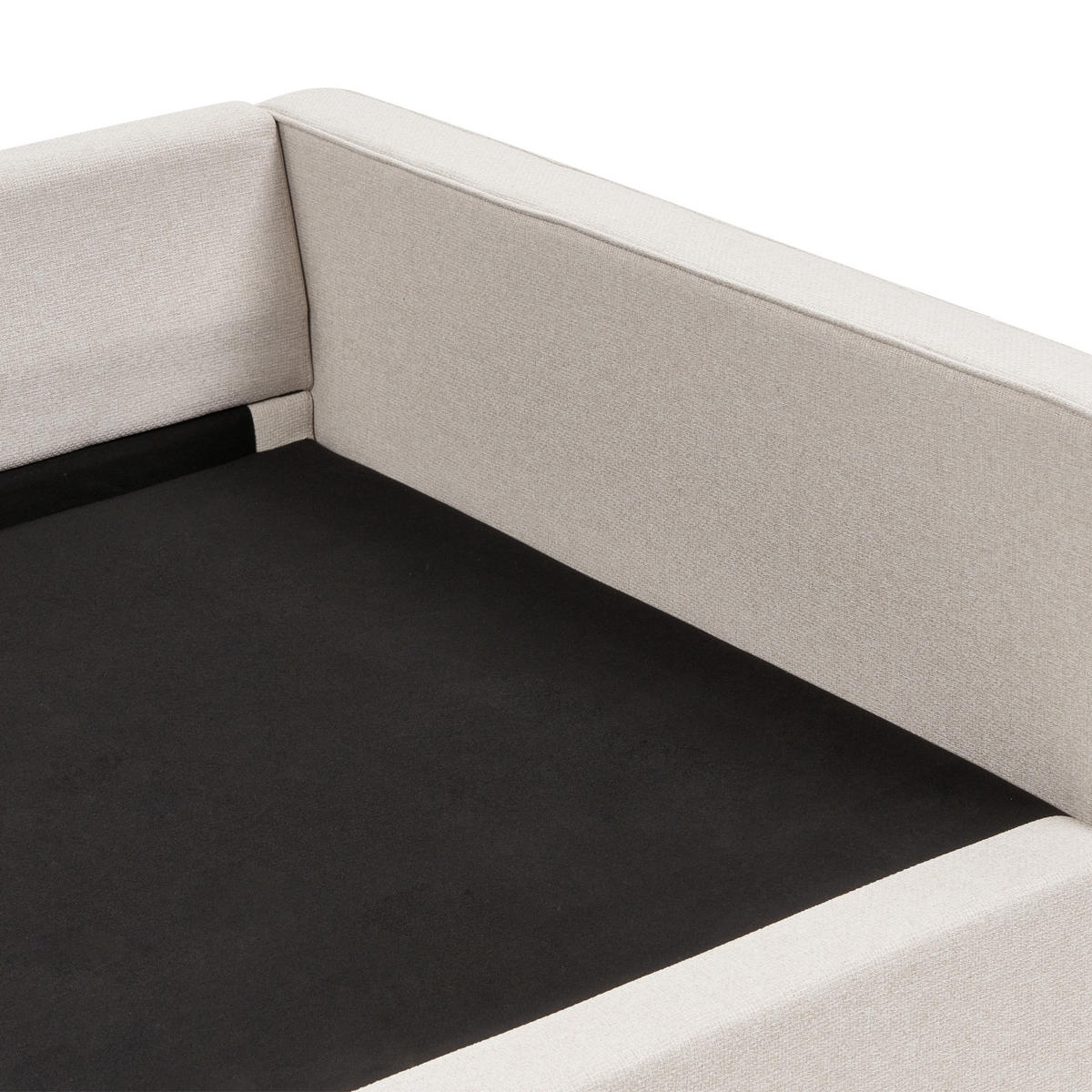 3-SITZER-SOFA beige Vinstra - Hellbraun/Beige, Textil (250/80/125cm) - Beliani