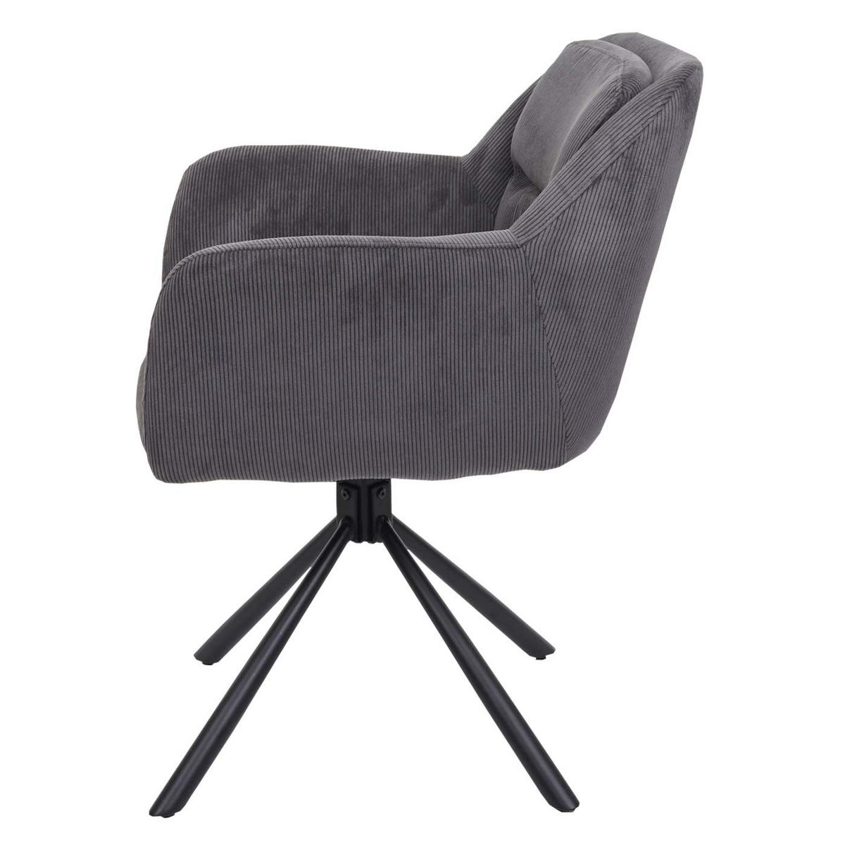 ESSZIMMERSTUHL Grau - Grau, Textil (65/83/57cm) - MCW