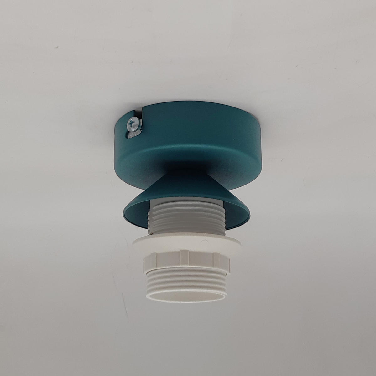 DECKENLEUCHTE - Blau, Metall (50/50/14cm) - Lumicom