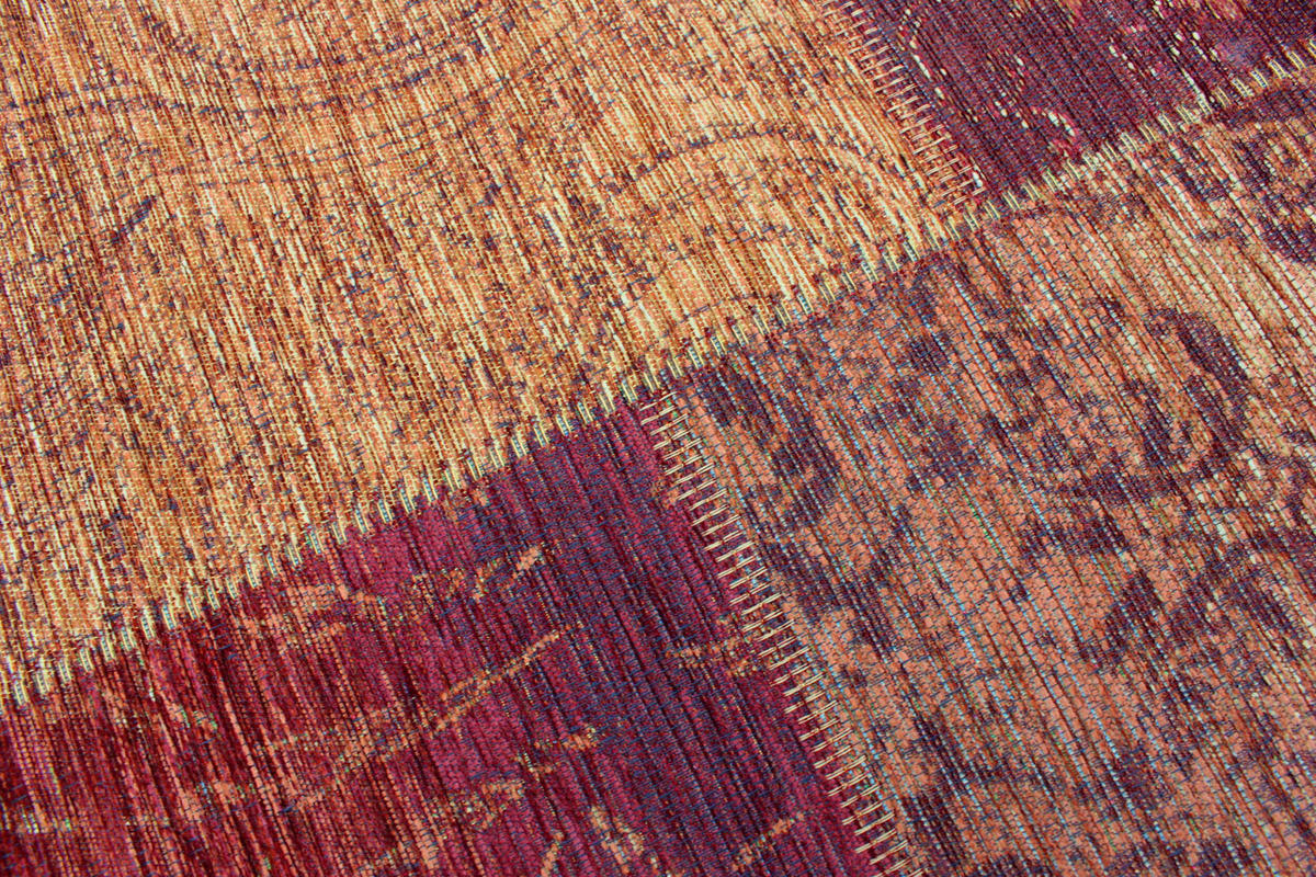 TEPPICH Jacquard-Vintage, elegant COQUET OPAL, Orange 155x230 cm - Orange, Textil (155/230cm) - KADIMA DESIGN