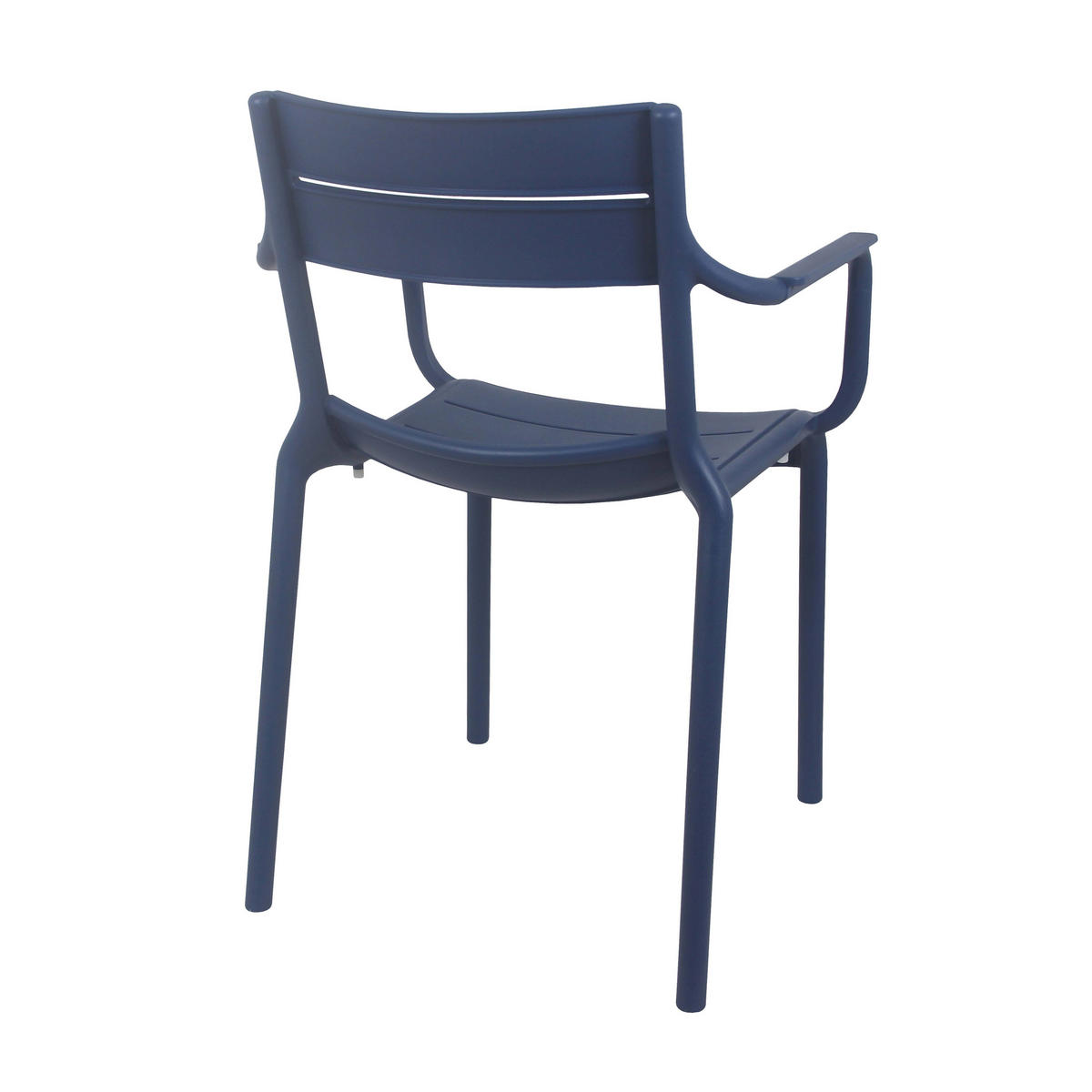 GARTENSTUHL 4-tlg., Blau - Blau, Kunststoff (50/82/54cm) - Oviala