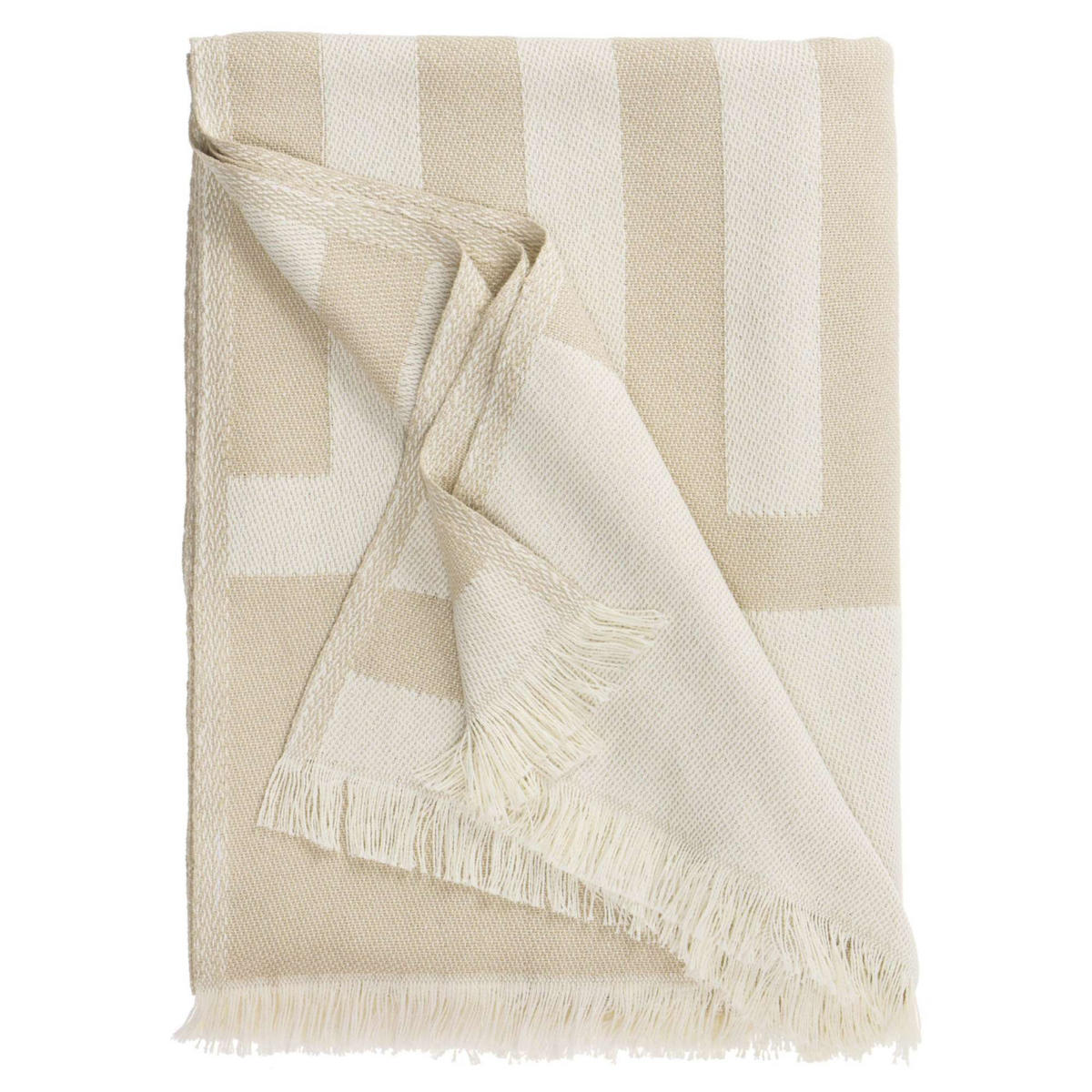 DECKE MARITIME - Beige, Textil (140/200cm) - Sportalm Kitzbühel
