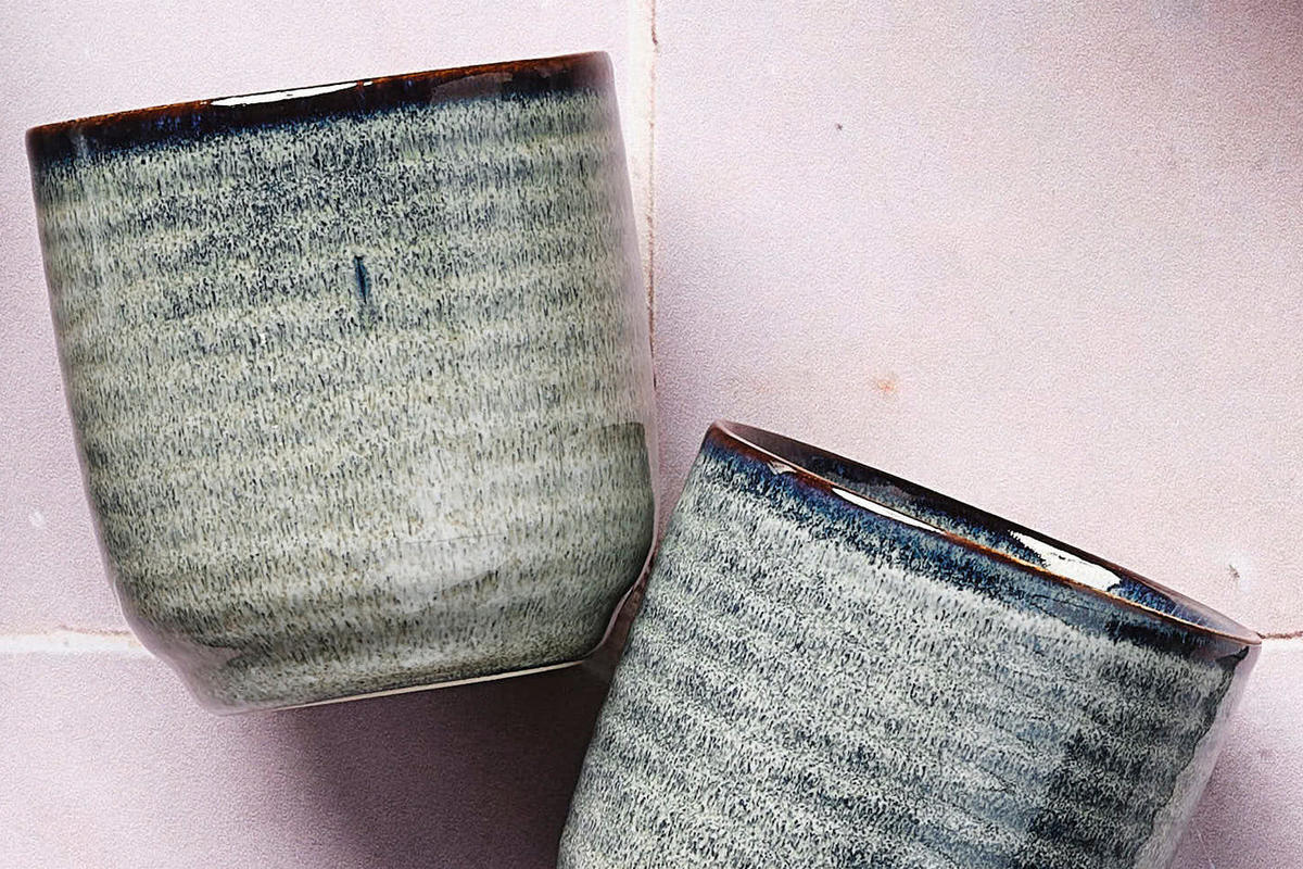 BECHER Zen 200ml - 6er-Set - Naturfarben - Grau, Keramik (0.2L) - Björn