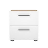 NACHTTISCH, Pepe, Eiche, Holzwerkstoff, 40 x 41 x 43 cm - Eichefarben, Holzwerkstoff (40/43/41cm) - ebuy24