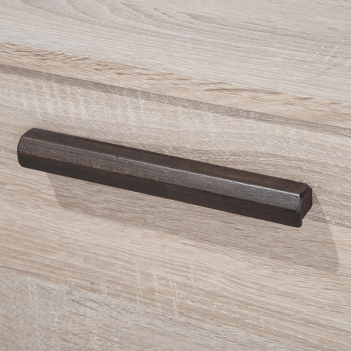 TV-MÖBEL Hellbraun, Grau, Dunkelbraun BILLINGS 40/180/60 cm - Hellbraun, Holzwerkstoff (180/60/40cm) - Beliani