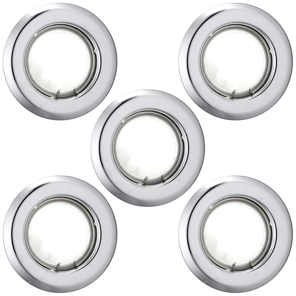 LED EINBAUSTRAHLER Chrom Silber - Silberfarben, Metall (8/8/13.5cm)