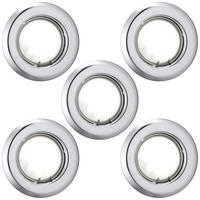 LED EINBAUSTRAHLER Chrom Silber - Silberfarben, Metall (8/8/13.5cm)