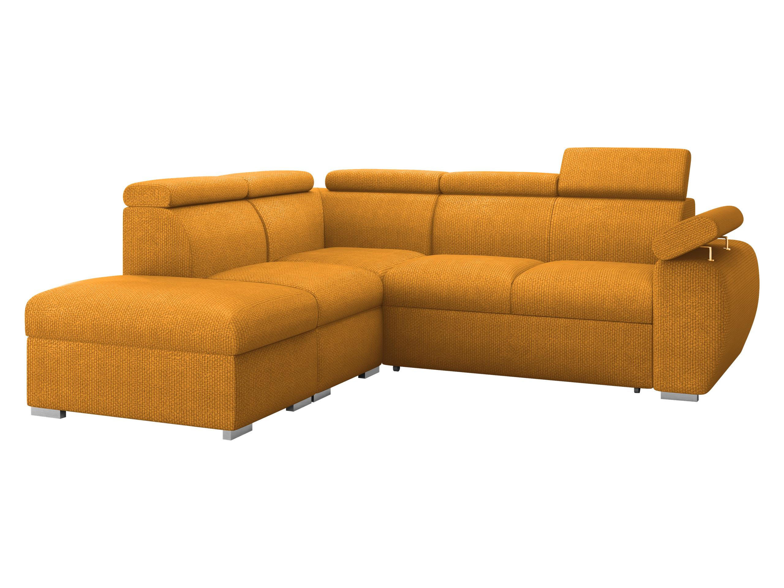 Mirjan24 Ecksofa Currygelb 260x230 cm
