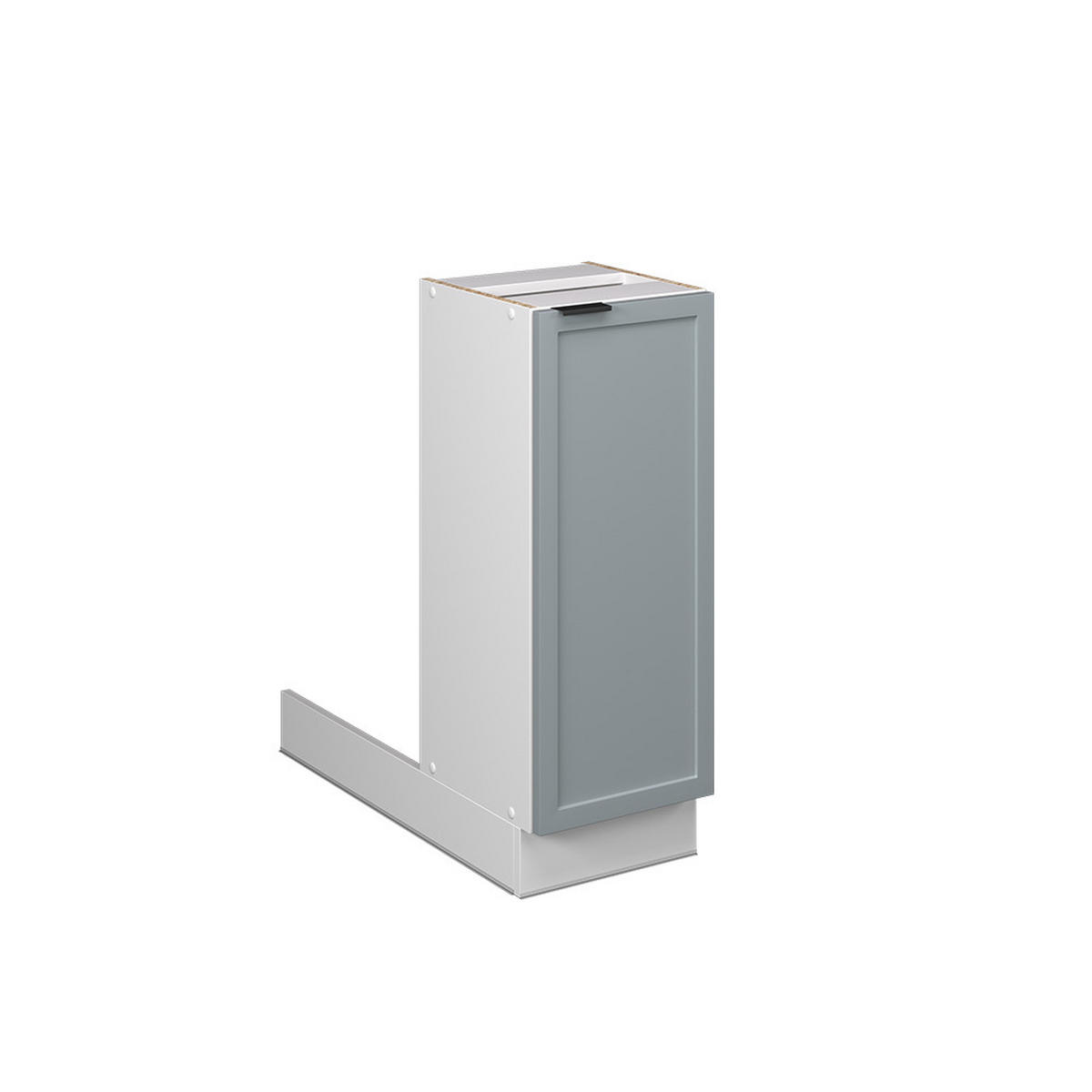 KÜCHENINSEL Fame-Line Hellblau-grau 30 cm ohne AP - Blaugrau/Weiß, Holzwerkstoff (30/82/70cm) - Vicco