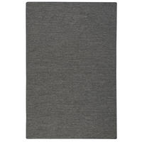 SISAL-OPTIK DESIGNER FLACHGEWEBE TEPPICH PURE MELIERT - Anthrazit, Textil (160/240cm) - Snapstyle