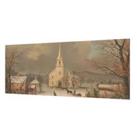 FOTOTAPETE 250x104 cm - Winterlandschaft - Braun, Textil (250/104cm) - Wallfluent