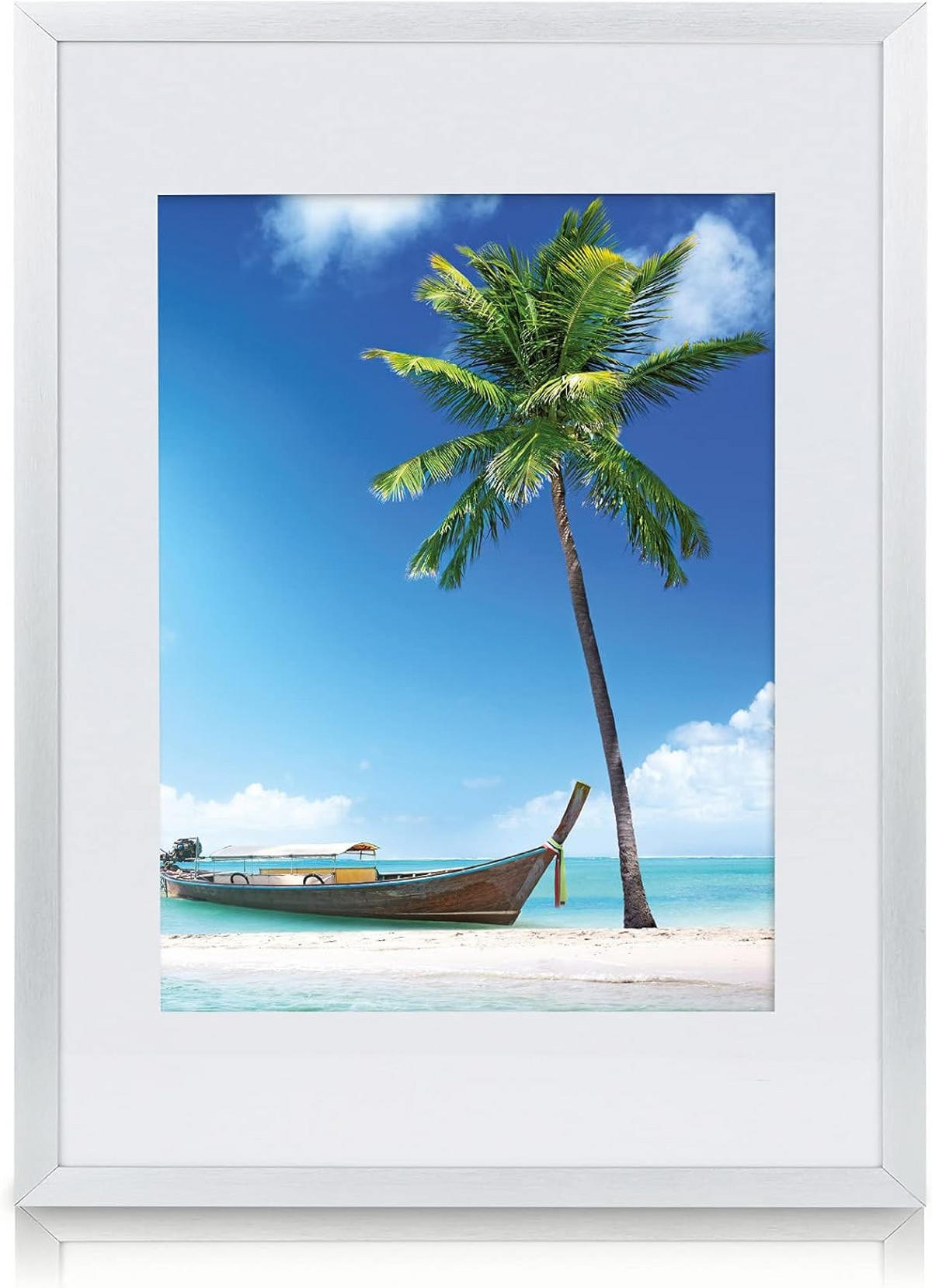 BILDERRAHMEN Paradise Weiß 18tlg - Weiß, Kunststoff (24/26/35cm) - BoMoe