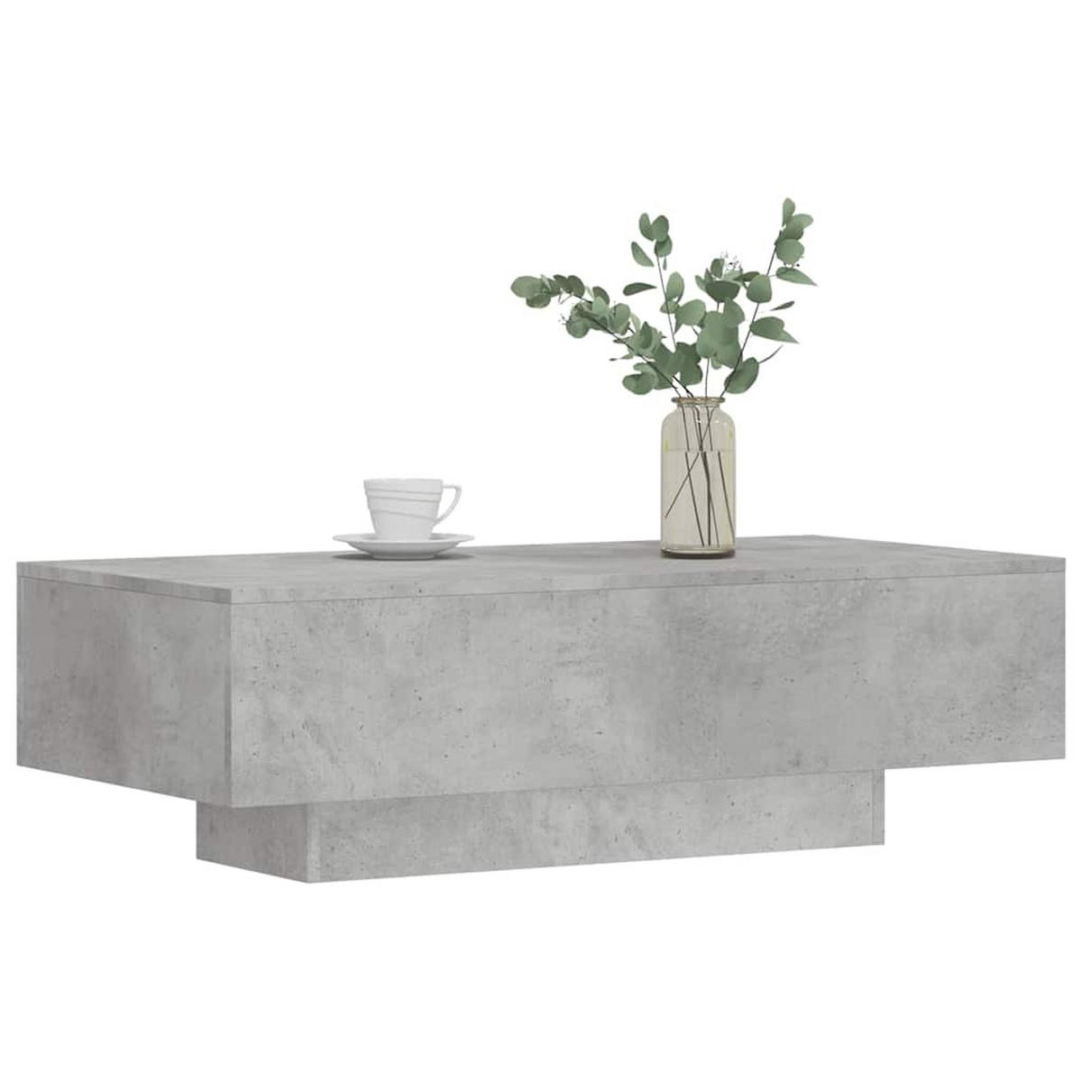 COUCHTISCH Betongrau 100/49,5/31 Cm Holzwerkstoff - Grau, Holzwerkstoff (100/49.5/31cm) - vidaXL