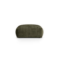 POUF Martina aus Cord moosgrün - Salbeigrün, Textil (106/44/106cm) - Micadoni