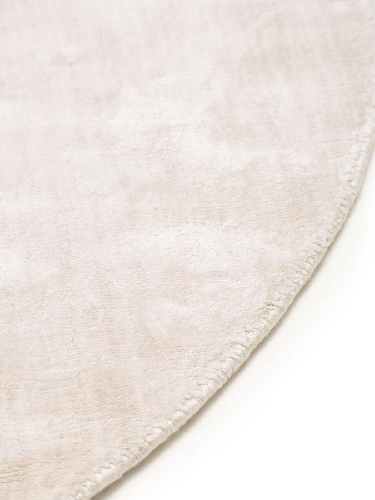 TEPPICH Viskoseteppich Nela Beige - Beige, Textil (150/1cm) - KUNSTLOFT