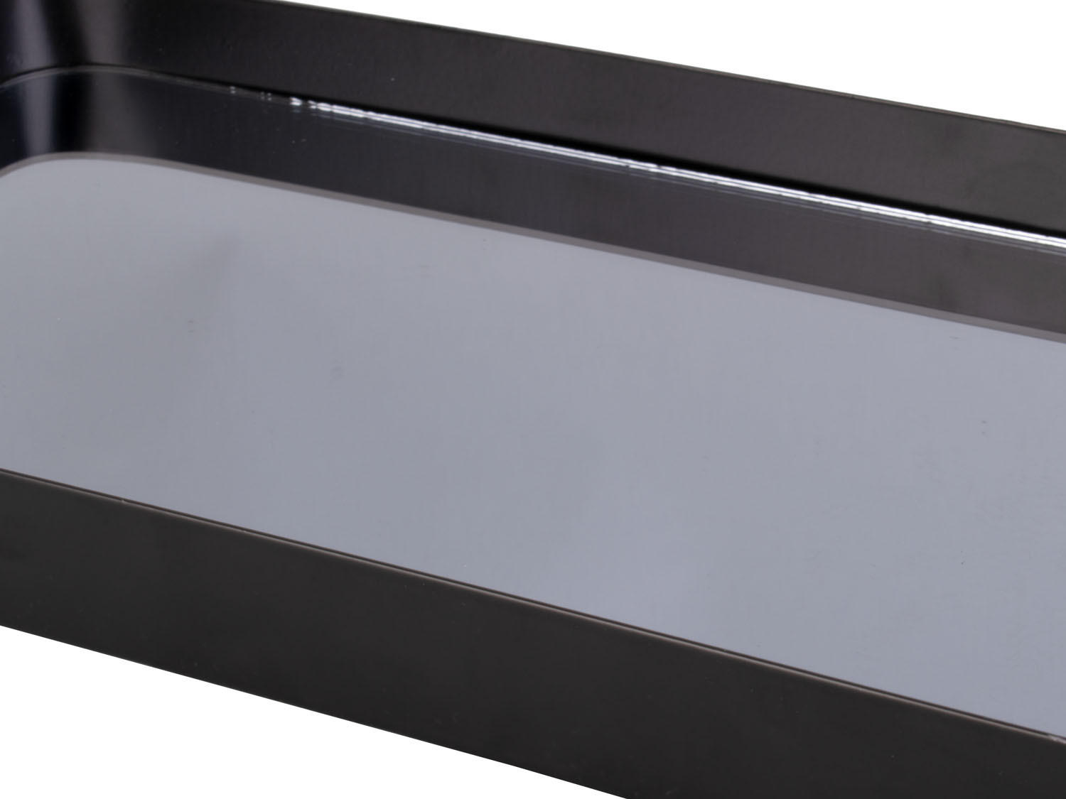SERVIERTABLETT Mirage 40/20/3 cm - Grau, Glas (20/3/40cm) - Present Time