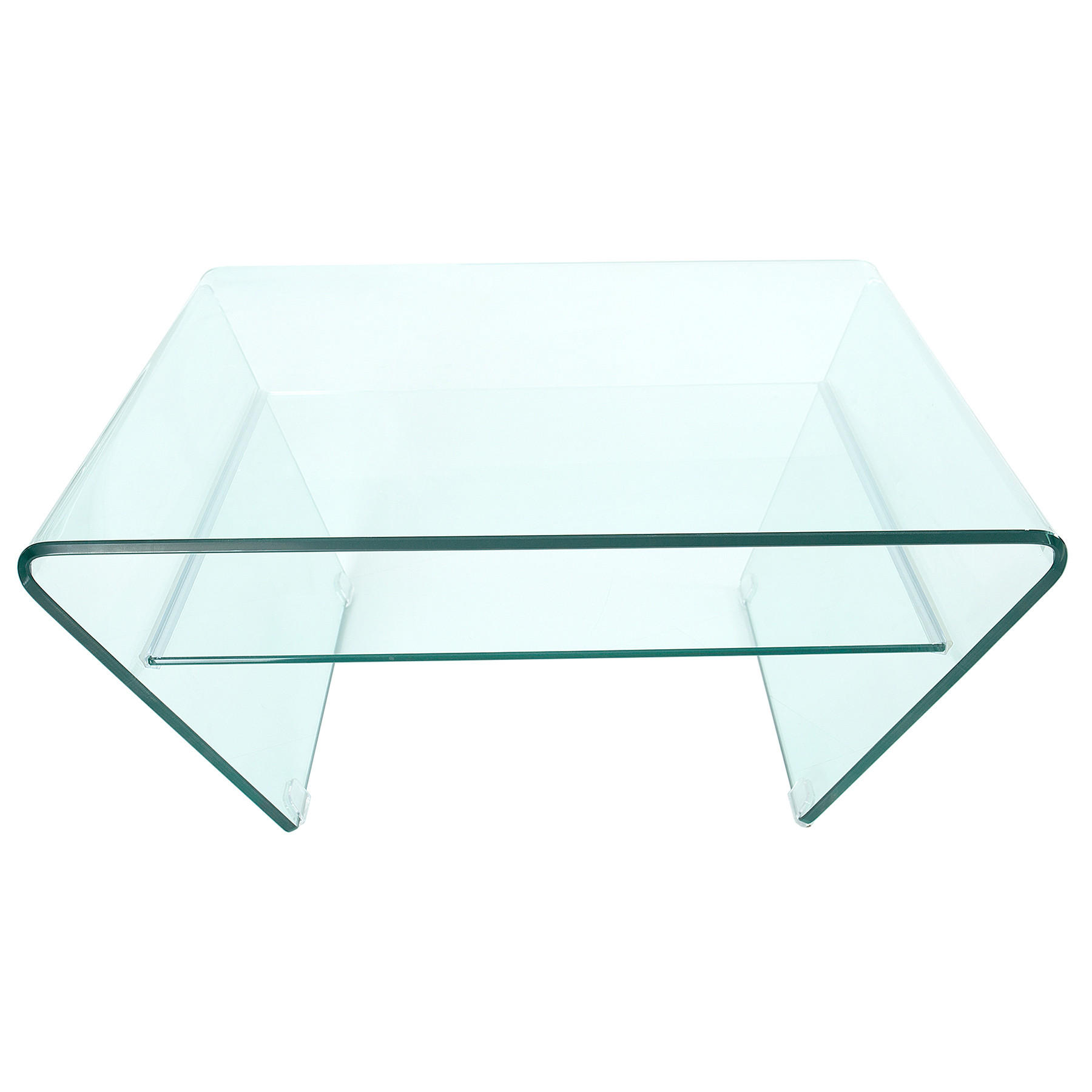 COUCHTISCH FANTOME rechteckig Transparent 70cm - Transparent, Glas (70/70/36cm) - riess-ambiente