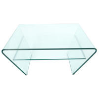 COUCHTISCH FANTOME rechteckig Transparent 70cm - Transparent, Glas (70/70/36cm) - riess-ambiente