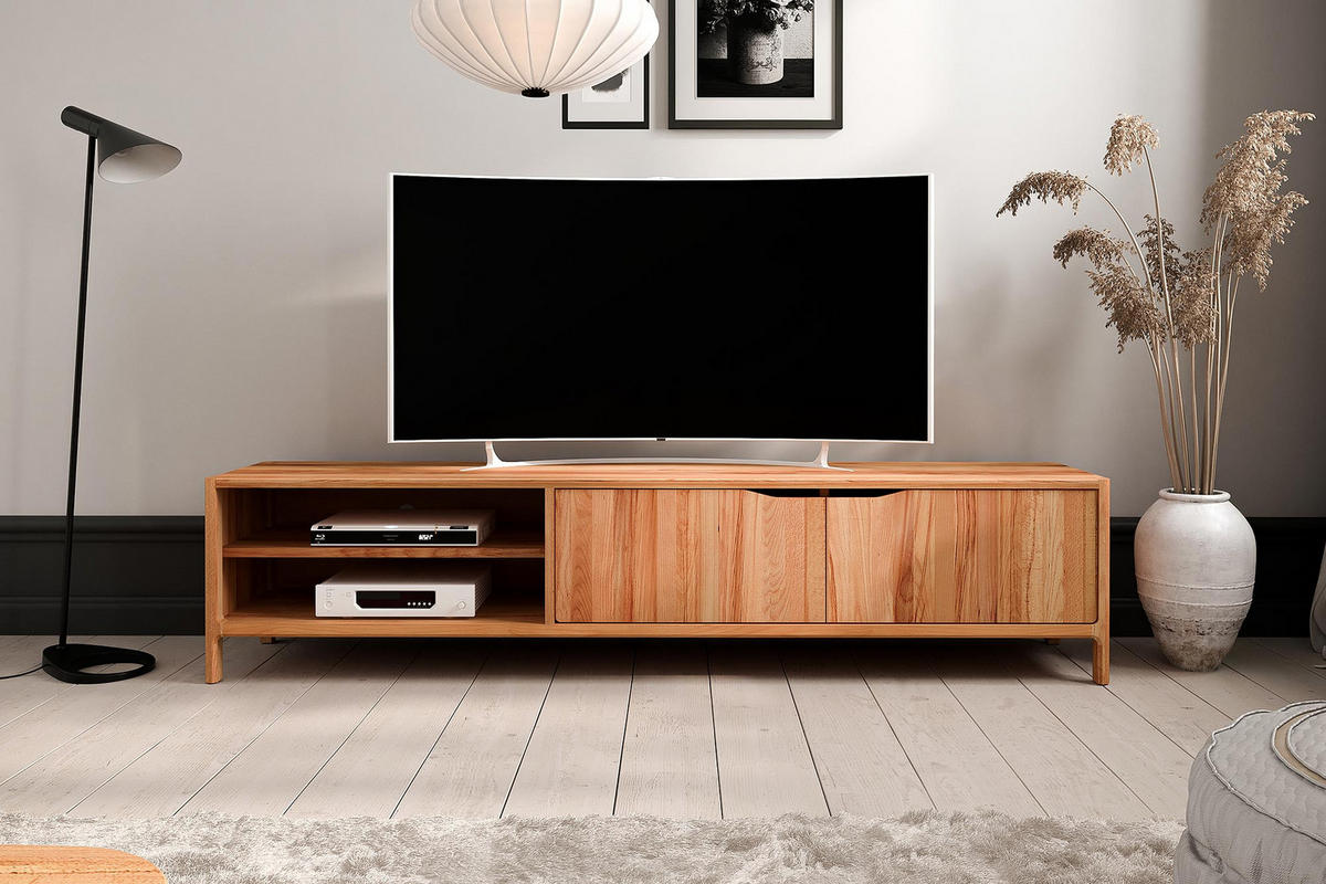 TV-SCHRANK PAUL Kernbuche - Kernbuche, Holz (200/48/50cm) - byoak