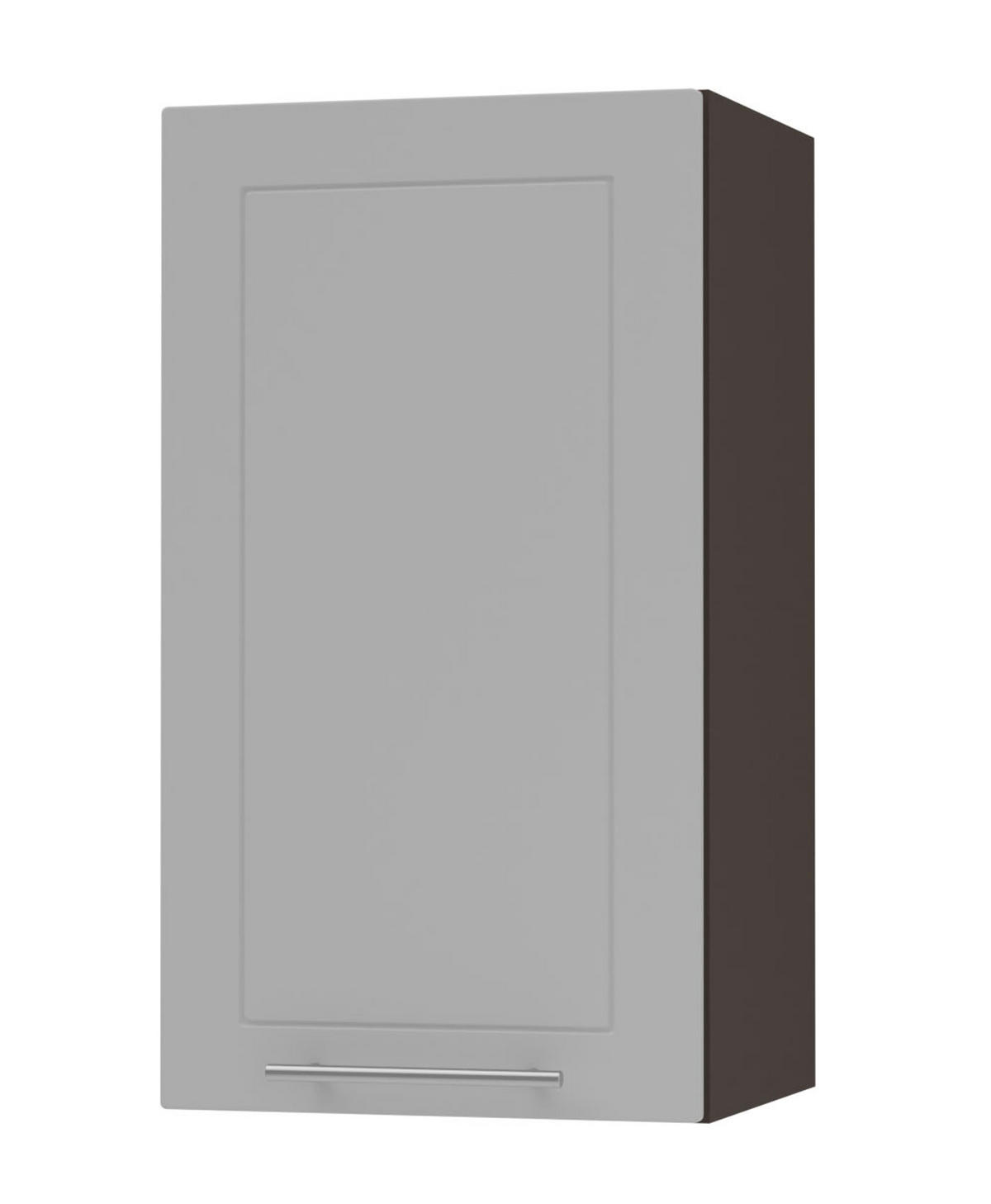 KÜCHENHÄNGESCHRANK Kvantum W2/40 Dust Grey Matt / Lava Matt 40 / 32,5 / 72cm - Dunkelgrau/Grau, Holz/Holzwerkstoff (40/72/32.5cm) - Feldmann-Wohnen