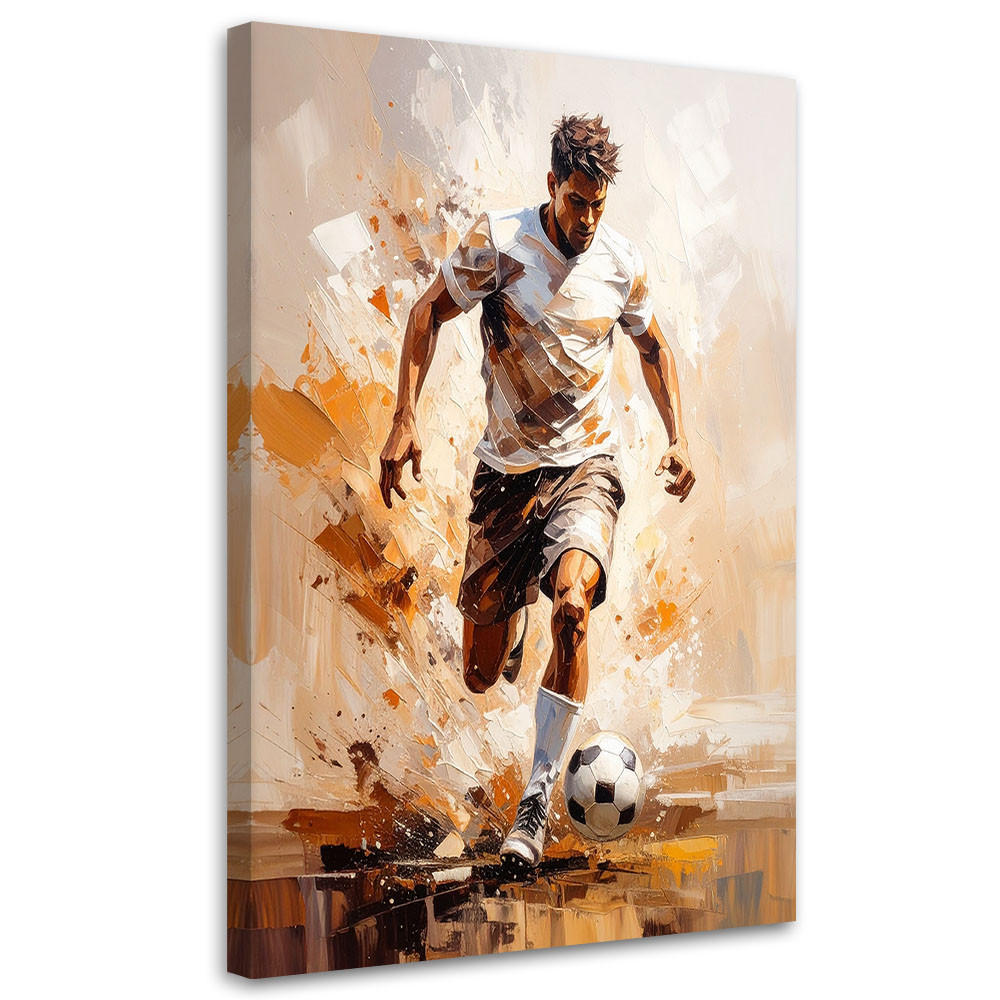 Feeby Leinwandbild Beige 80x120 cm