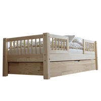 POSTEL 90/190 Adèle Přírodní dřevo - hnědá, dřevo (90/190cm) - Petits-meubles