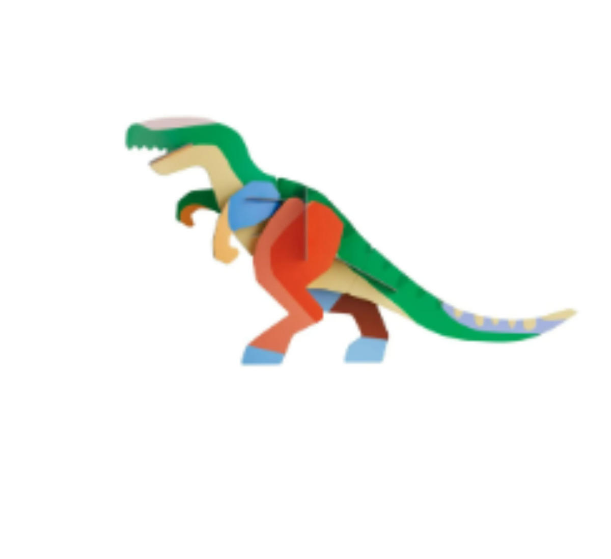 WANDOBJEKT Studio ROOF, 3D, Deluxe T-Rex, Bastel-Set (von studio ROOF) - Multicolor, Wellpappe (89.3/18.7/47.2cm) - ich-zapfe