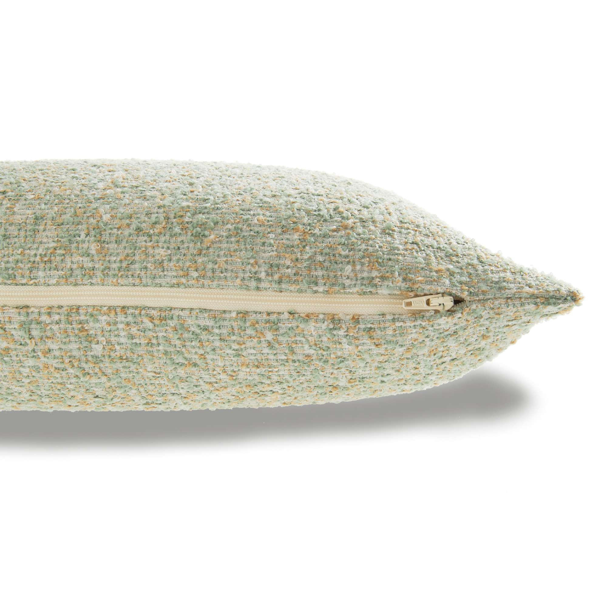 ZIERKISSENHÜLLE BOUCLÉ - Grün, Textil (45/45cm) - Tom Tailor