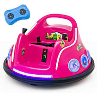 AUTOSCOOTER 12V detský ružový - pink, plast (73/43/73cm) - COSTWAY