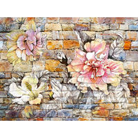 FOTOTAPETE Blumen 375 x 270 cm - Multicolor, Papier (375/270cm) - Sanders & Sanders