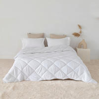 BETTDECKE 450 gr Basic 220x220 cm (Komfortgrösse) - Weiß, Textil (220/220cm) - Happy Friday