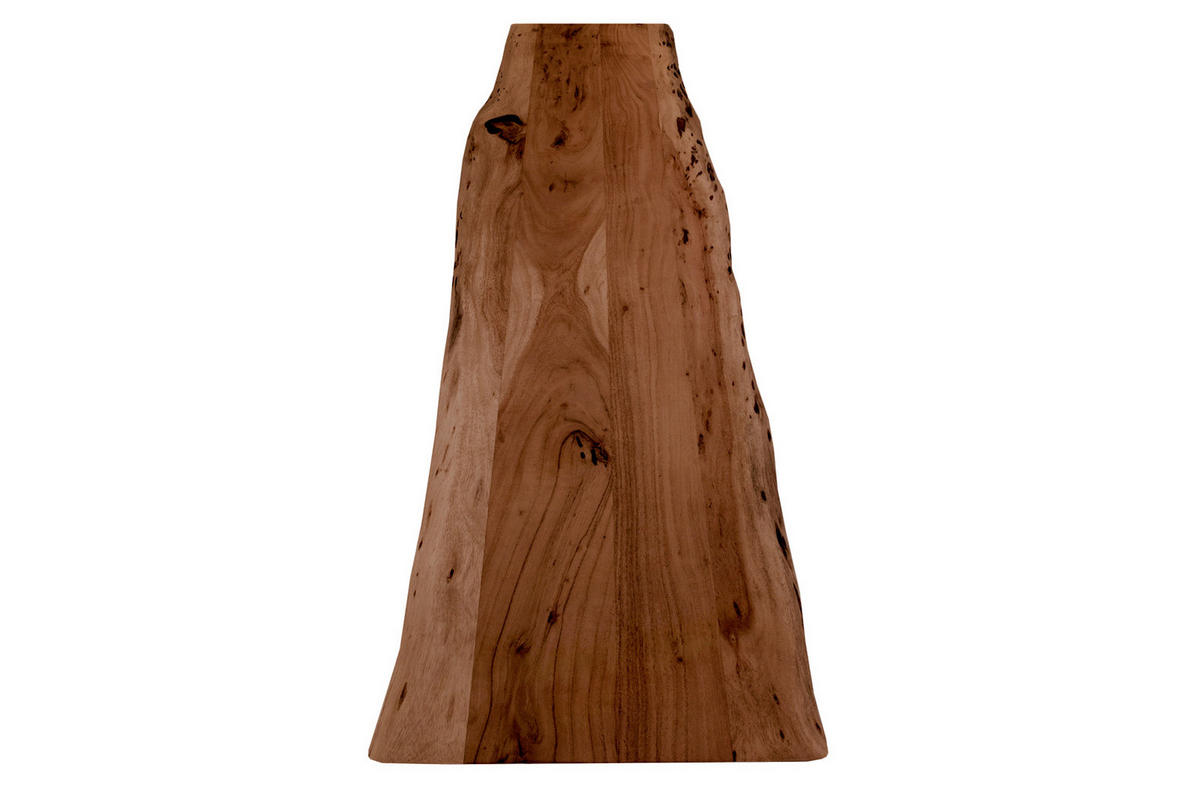 TISCHLATTEN MIT BAUMKANTE FÜR HEIMWERKER, AKAZIENHOLZ CURTIS - Braun/Naturfarben, Akazienholz/Holz (40/160/3cm) - SAM