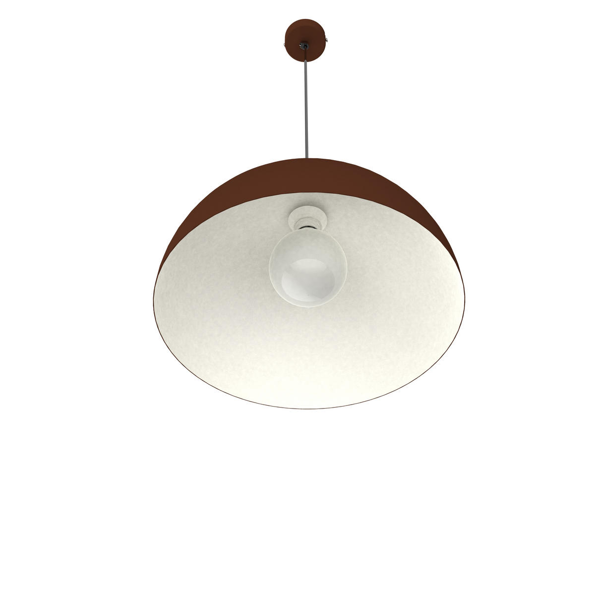 HÄNGELEUCHTE - Dunkelbraun, Metall (40/40/20cm) - Lumicom