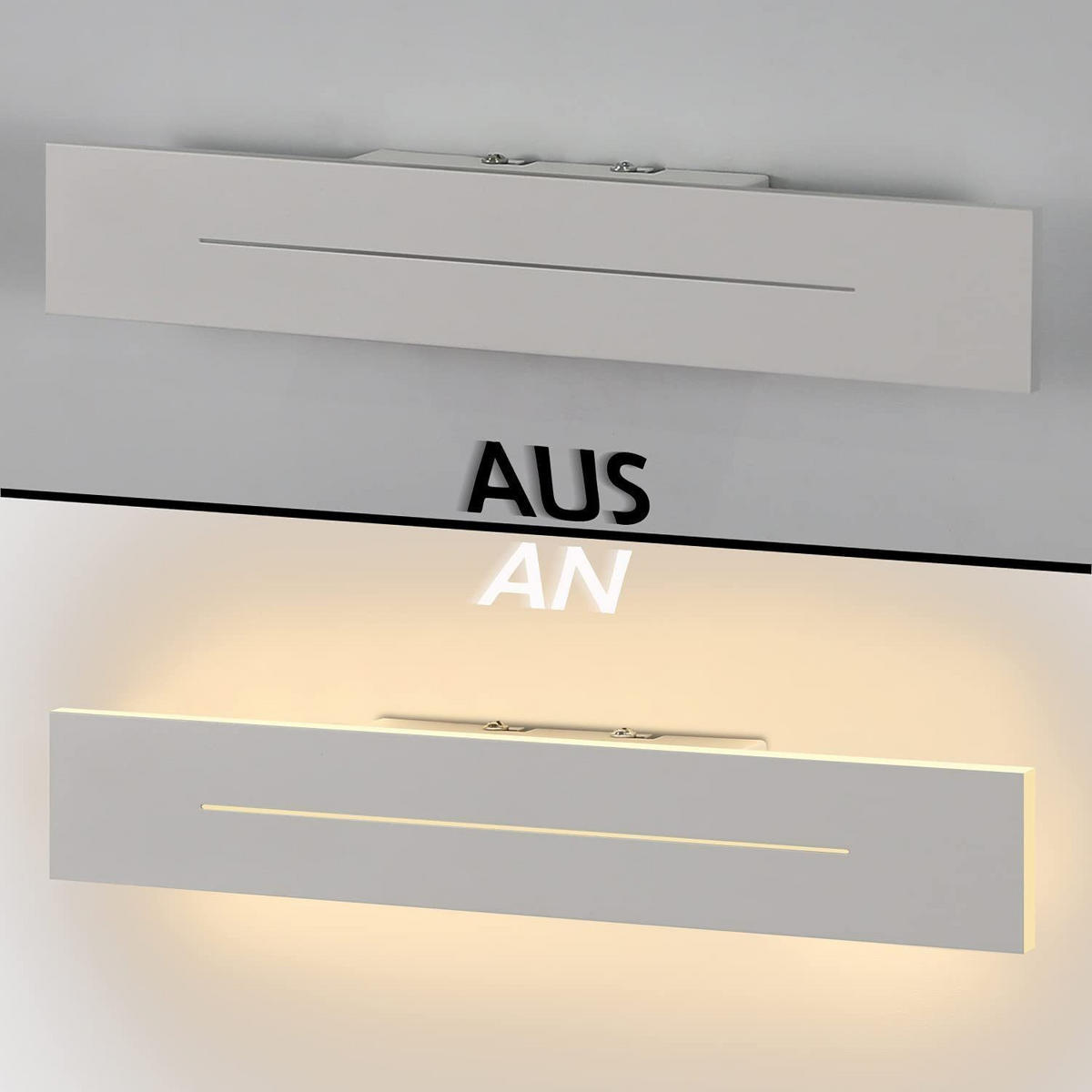 LED WANDLEUCHTE Vision - Weiß, Metall (5/5/30cm) - Nettlife