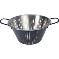 METALLSIEB Edelstahl 22 cm - Anthrazit, Metall (22cm)