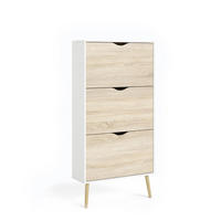 SCHUHKIPPER weiß - Weiß, Holzwerkstoff (70/139/24cm) - ebuy24