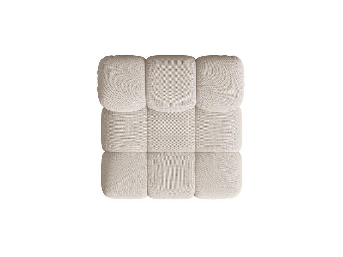 MODUL Bellis aus 3D-Stoff leichtes beige - Creme, Textil (94/70/94cm) - Micadoni
