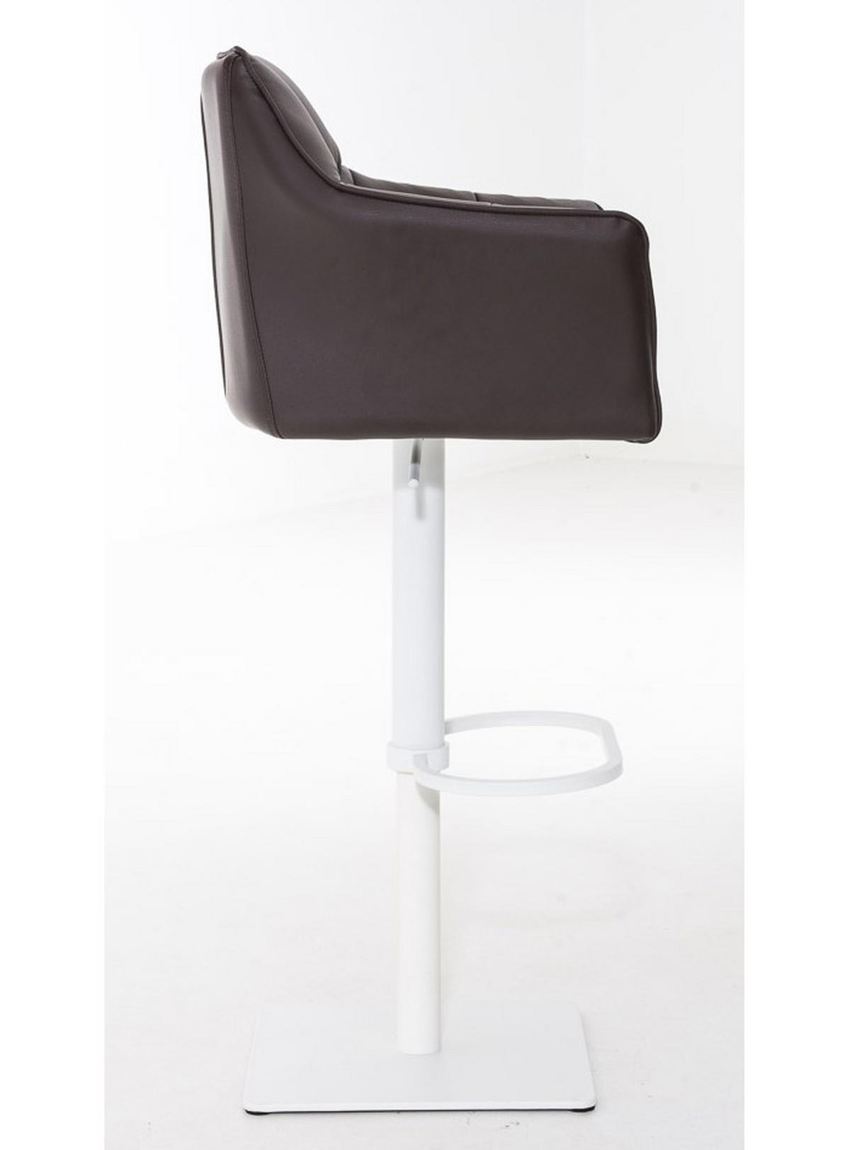 BARHOCKER Damaso 2er Set 88x64x45 cm braun - Braun, Leder (64/88/45cm) - furnicato