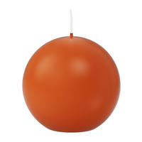 KUGELKERZEN Aprikose Orange Ø 70 mm, 12 Stück - Orange, Paraffin (7/7/7cm) - Wiedemann Kerzen