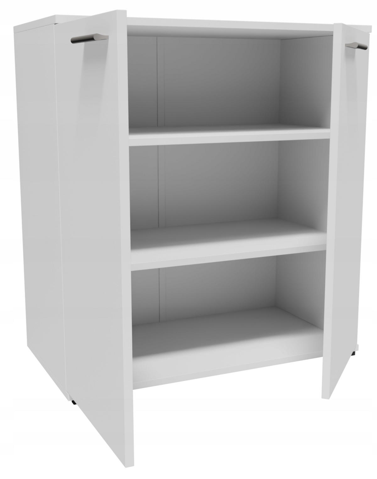 KOMMODE CR3-KD1 Weiß 69/34/73,5 cm - Weiß, Holzwerkstoff (69/73.5/34cm)