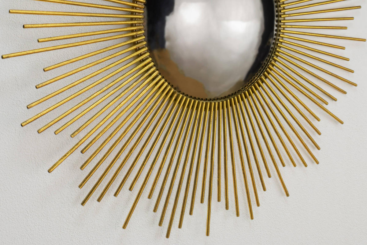 WANDSPIEGEL Gold 99/99 cm - Goldfarben, Metall (14.1/99/3cm) - KUNSTLOFT