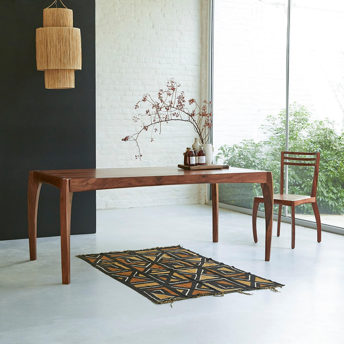 TISCH Luna Braun aus Palisander - Braun, Holz (90/180/76cm) - Tikamoon