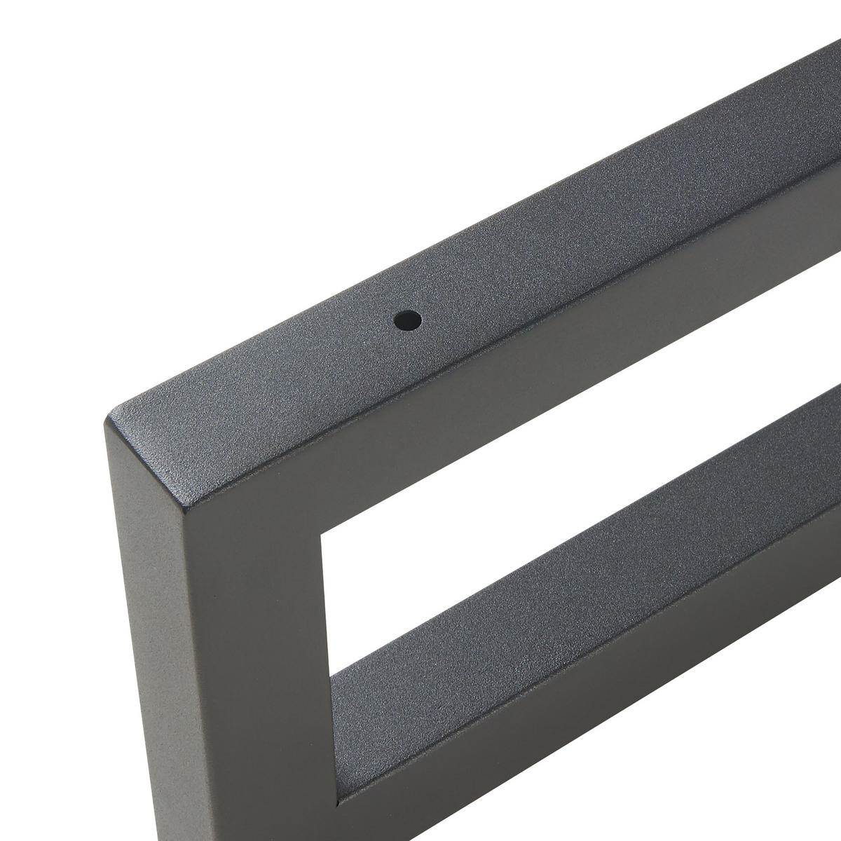 WANDKONSOLE-SET 2 TLG. Hawangen - Schwarz, Metall (4/20/45cm) - [en.casa]